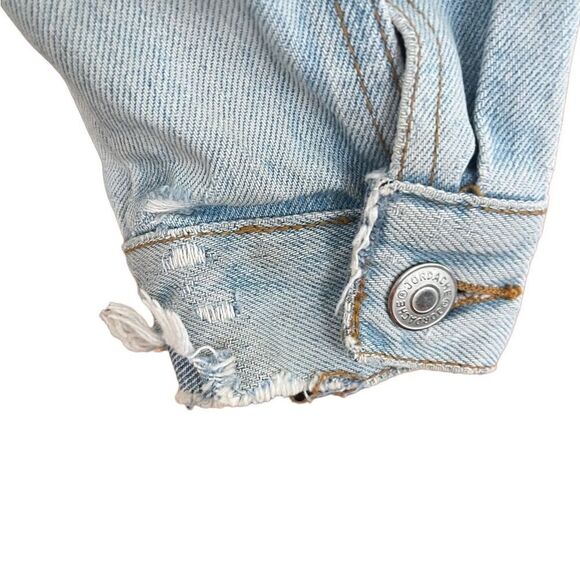 Vintage '90s Jordache Pieced Paisley Denim Jacket size S by Urban Outfitters - Picture 12 of 14